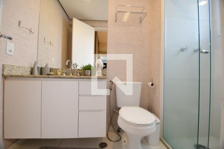 Banheiro Suíte de apartamento para alugar com 1 quarto, 67m² em Cambuí, Campinas