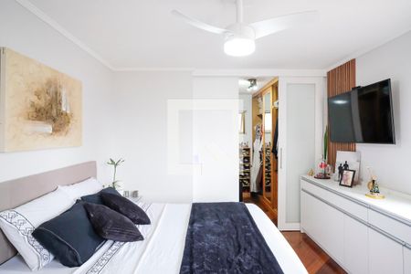 Suíte de apartamento à venda com 4 quartos, 140m² em Santo Antônio, São Caetano do Sul