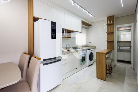 Cozinha de apartamento para alugar com 2 quartos, 50m² em Jardins do Império, Indaiatuba