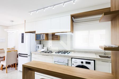 Cozinha de apartamento para alugar com 2 quartos, 50m² em Jardins do Império, Indaiatuba