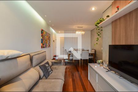 Sala Ambientes de apartamento para alugar com 3 quartos, 90m² em Funcionários, Belo Horizonte
