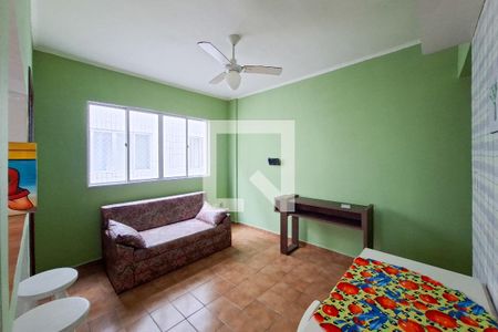 Sala de apartamento para alugar com 1 quarto, 67m² em Vila Caiçara, Praia Grande