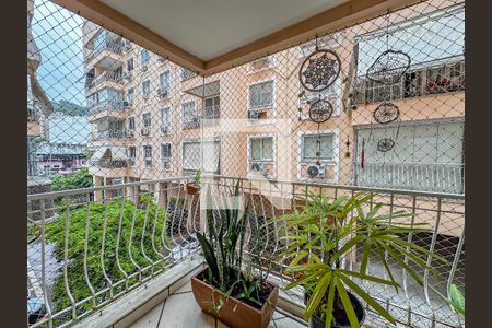 Sala varanda de apartamento à venda com 3 quartos, 69m² em Laranjeiras, Rio de Janeiro