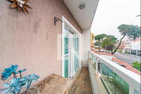 Varanda da Sala de apartamento para alugar com 3 quartos, 70m² em Vila Leopoldina, Santo André