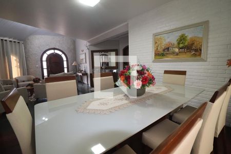 Sala de jantar de casa à venda com 3 quartos, 380m² em Vila Aquilino, Santo André