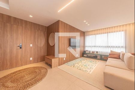 Sala de apartamento à venda com 3 quartos, 131m² em Campo Belo, São Paulo