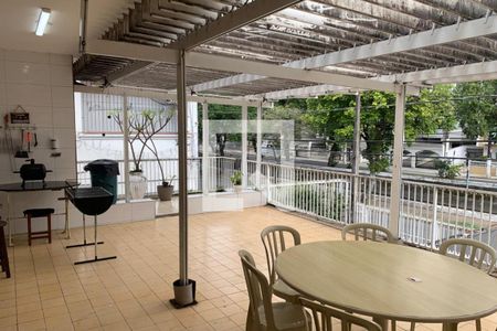 Varanda da Sala de casa para alugar com 3 quartos, 210m² em Pompéia, Santos