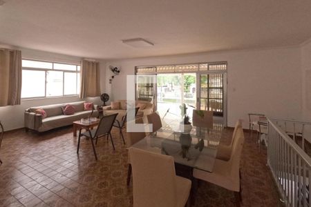 Sala de estar e jantar - 1º Piso de casa para alugar com 3 quartos, 210m² em Pompéia, Santos