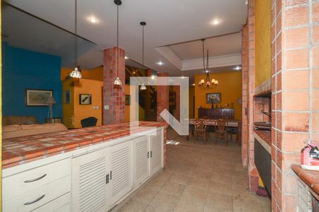 Espaço Gourmet de casa de condomínio à venda com 5 quartos, 306m² em Boa Vista, Porto Alegre