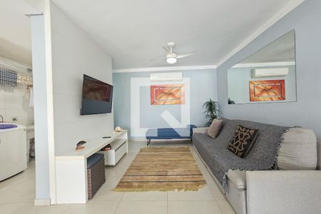 Sala de apartamento para alugar com 2 quartos, 80m² em Loteamento Joao Batista Juliao, Guarujá