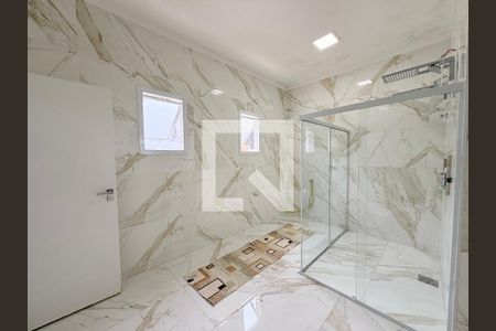 Banheiro da Suíte 1 de casa de condomínio à venda com 4 quartos, 450m² em Jardim Tarumã, Jundiaí