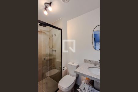 Banheiro Social de kitnet/studio à venda com 1 quarto, 25m² em Ipiranga, São Paulo