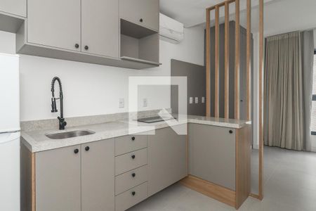 Sala / Quarto / Cozinha de apartamento para alugar com 1 quarto, 27m² em Independência, Porto Alegre