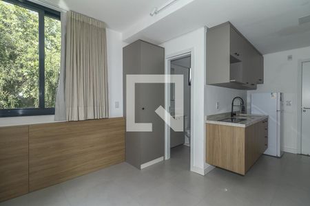 Sala / Quarto / Cozinha de apartamento à venda com 1 quarto, 25m² em Independência, Porto Alegre