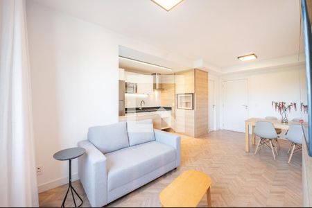 Sala de apartamento para alugar com 1 quarto, 50m² em Petrópolis, Porto Alegre