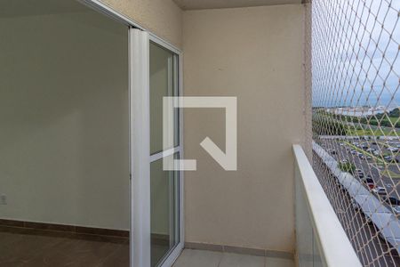 Varanda Sala de Estar/Jantar  de apartamento para alugar com 2 quartos, 57m² em Jardim Sao Sebastiao, Hortolândia
