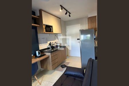 Cozinha de kitnet/studio para alugar com 1 quarto, 25m² em Pinheiros, São Paulo