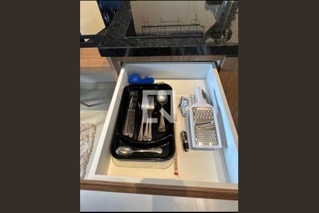 Cozinha de kitnet/studio para alugar com 1 quarto, 25m² em Pinheiros, São Paulo