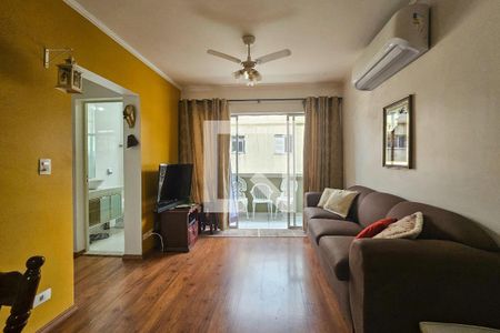 Sala de apartamento para alugar com 2 quartos, 76m² em Jardim Tres Marias, Guarujá