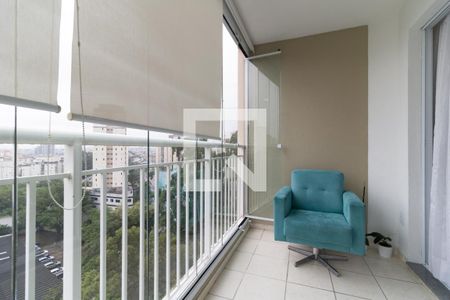 Varanda da Sala de apartamento à venda com 2 quartos, 58m² em Jardim Celeste, São Paulo