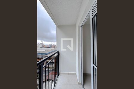 Varanda da Sala de apartamento para alugar com 1 quarto, 27m² em Brás, São Paulo