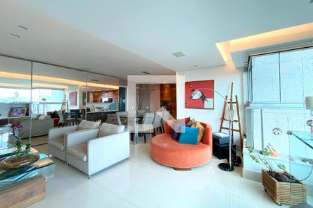 Varanda da Sala de apartamento à venda com 4 quartos, 128m² em Buritis, Belo Horizonte