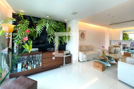 Varanda da Sala de apartamento à venda com 4 quartos, 128m² em Buritis, Belo Horizonte