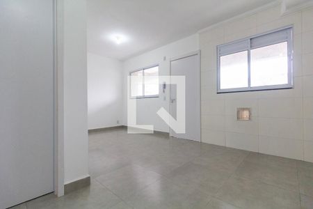 Sala, Cozinha e área de serviço de apartamento para alugar com 1 quarto, 37m² em Vila Matilde, São Paulo