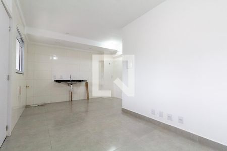 Sala, Cozinha e área de serviço de apartamento para alugar com 1 quarto, 37m² em Vila Matilde, São Paulo