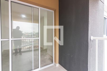 Varanda da Sala/Cozinha de apartamento à venda com 2 quartos, 50m² em Vila Osasco, Osasco