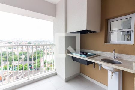 Varanda gourmet de apartamento à venda com 2 quartos, 50m² em Vila Osasco, Osasco