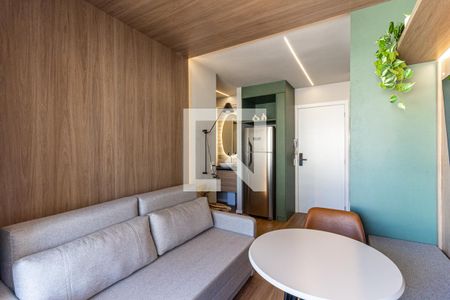 Sala de apartamento para alugar com 1 quarto, 29m² em Centro Histórico de São Paulo, São Paulo