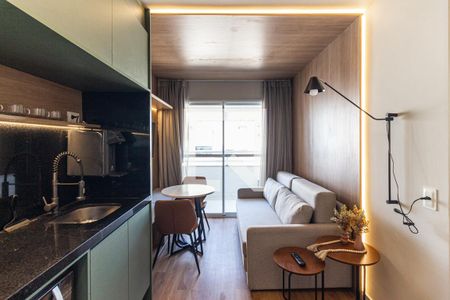 Sala de apartamento para alugar com 1 quarto, 29m² em Centro Histórico de São Paulo, São Paulo