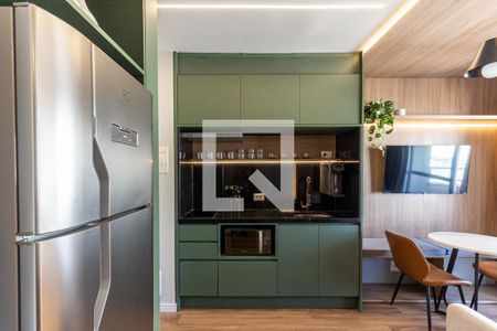 Cozinha de apartamento para alugar com 1 quarto, 29m² em Centro Histórico de São Paulo, São Paulo