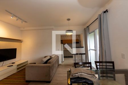 Sala de apartamento para alugar com 1 quarto, 52m² em Jardim Maria Helena, Barueri