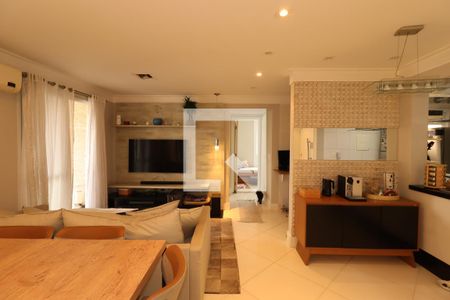 Sala de apartamento à venda com 2 quartos, 80m² em Campestre, Santo André