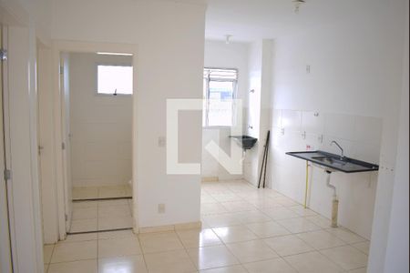 Sala/Cozinha de apartamento para alugar com 2 quartos, 42m² em Valentina Figueiredo, Ribeirão Preto