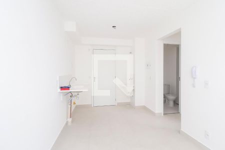 Sala/Cozinha de apartamento para alugar com 2 quartos, 32m² em Vila Carmosina, São Paulo