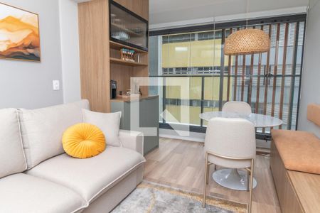Sala de apartamento para alugar com 1 quarto, 41m² em Perdizes, São Paulo
