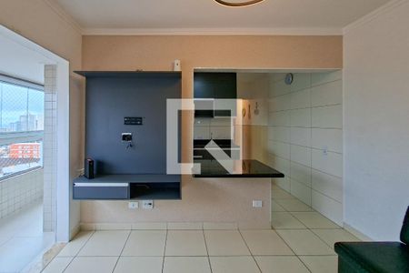 Sala de apartamento para alugar com 2 quartos, 64m² em Vila Caiçara, Praia Grande