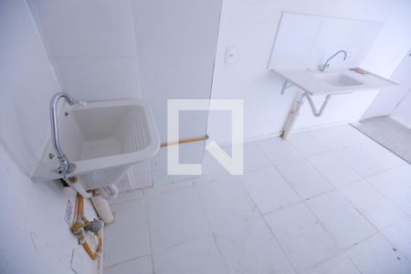 Sala/Cozinha de apartamento para alugar com 2 quartos, 32m² em Vila Pereira Cerca, São Paulo