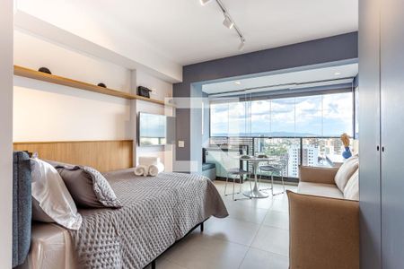 Sala - Quarto de apartamento para alugar com 1 quarto, 28m² em Pompeia, São Paulo