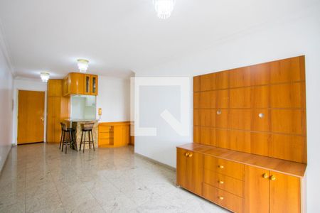 Sala de apartamento para alugar com 1 quarto, 60m² em Jardim, Santo André