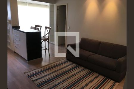 Sala de apartamento para alugar com 1 quarto, 51m² em Campo Belo, São Paulo