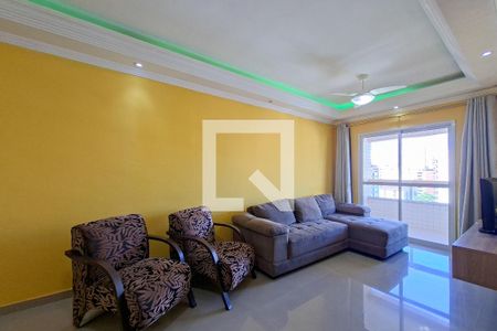 Sala de apartamento para alugar com 2 quartos, 84m² em Vila Tupi, Praia Grande