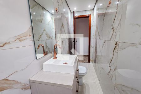 Banheiro de casa à venda com 3 quartos, 125m² em Vila Alto de Santo Andre, Santo André