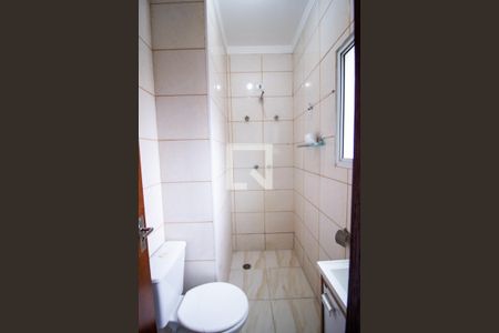 Banheiro da Suíte de casa de condomínio para alugar com 3 quartos, 70m² em Vila Adelia, Sorocaba