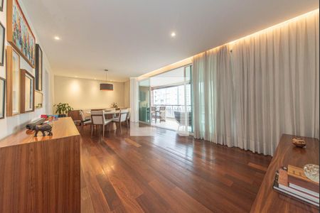 Sala de apartamento para alugar com 3 quartos, 167m² em Brooklin, São Paulo