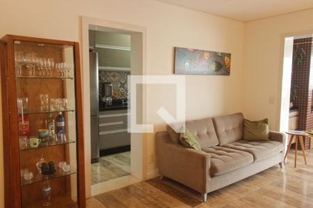 Sala de apartamento para alugar com 3 quartos, 90m² em Pompéia, Santos