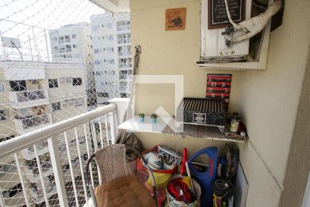Varanda da Sala de apartamento à venda com 2 quartos, 60m² em Pechincha, Rio de Janeiro